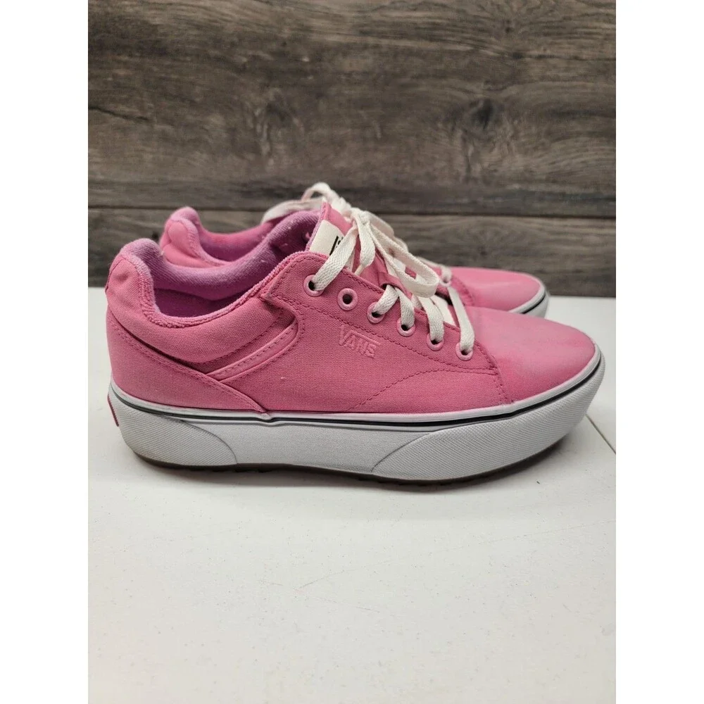 Women's Fashion Sneakers Vans Seldan Platform Size 9.5 - Picture 1 of 8